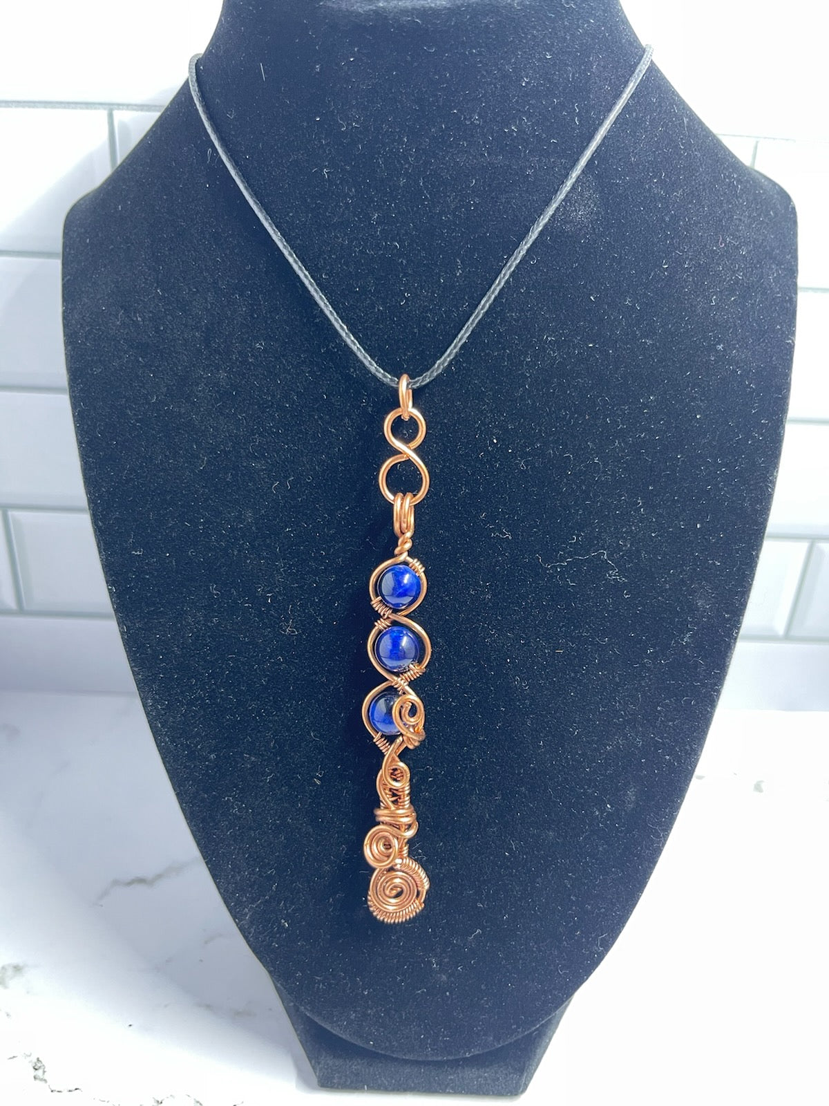 Blue Tiger Eye Pendant